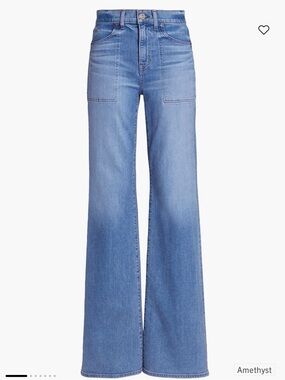 Veronica Beard Crosbie Wide Leg Jeans